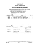 Next Page - Chassis and Body Parts Catalog P&A 10 May 1981